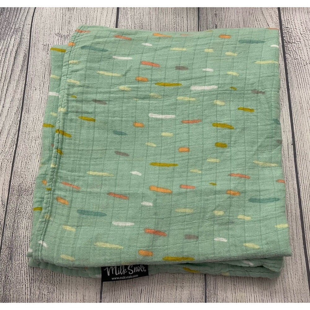 Milk Snob Bamboo Green Baby Blanket